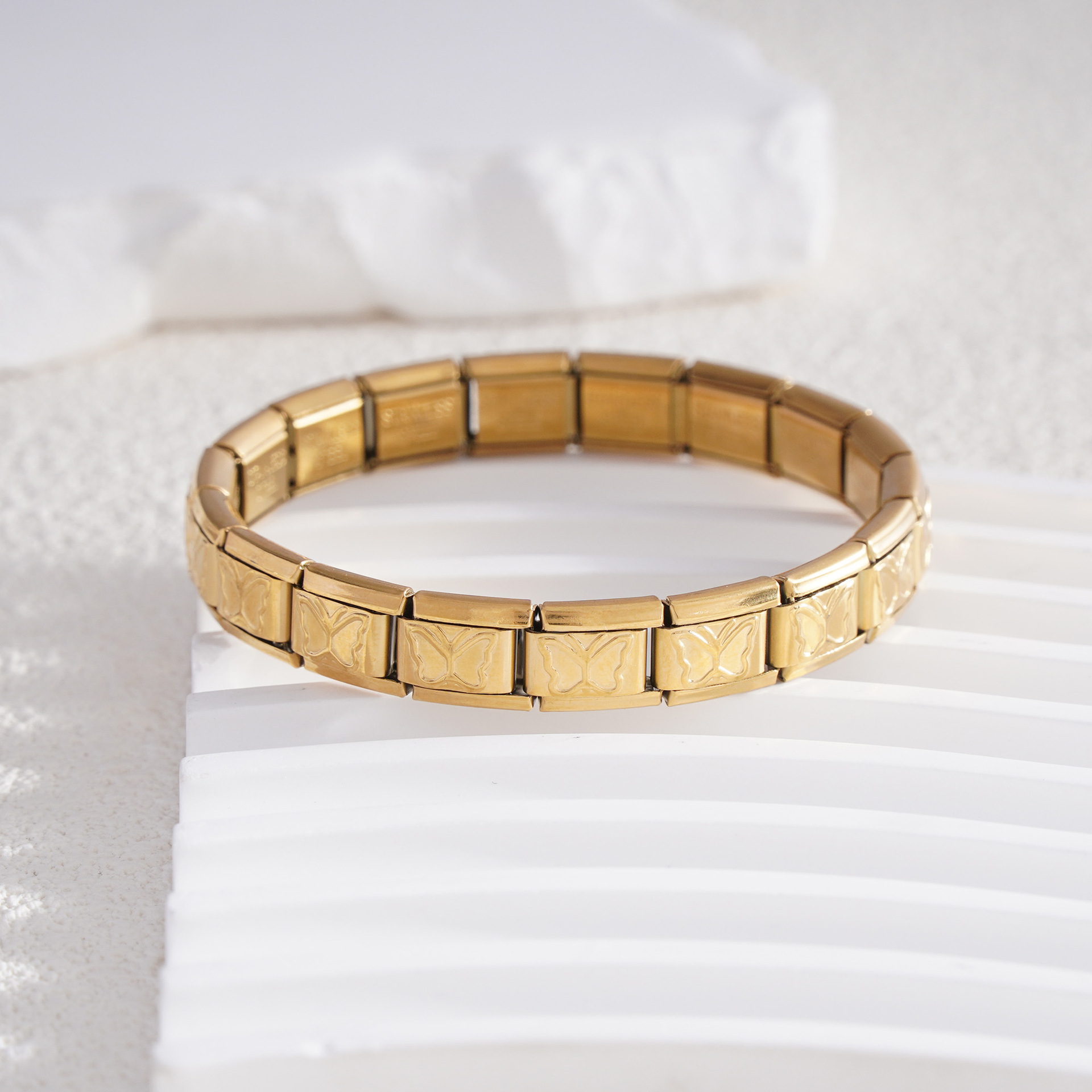Butterfly Module Bracelet (All Gold)