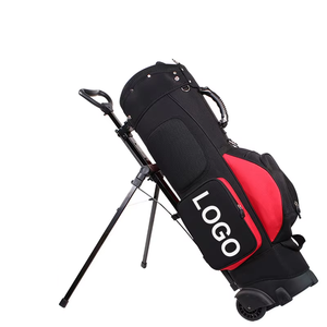Dericsson Lady Wheeled <b>Golf</b> Stand Bag 7-Way Divider&Double Shoulder Straps <b>Golf</b> Bag with Wheels and Stand Custom Logo Supported - Product Image 3
