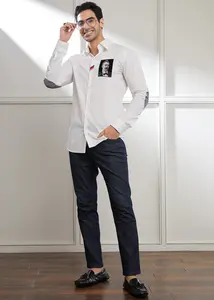 Vlad Men's 100% Cotton Casual Summer <b>Shirts</b> Breathable Quick Dry <b>Button</b> Down Collar Full Sleeve OEM Service - Product Image 3