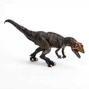 3D realista Jurassick animales mundo <span class=keywords><strong>Allosaurus</strong></span> modelo juguetes de gran tamaño verde elástico TPR plástico goma dinosaurio juguetes con 30CM - Product Image 2