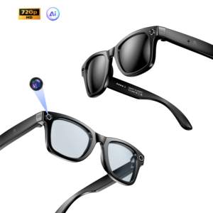 Gafas Inteligentes 2025 W600 con Cámara, Resistentes al Agua IP65, Gafas de Sol Inteligentes con IA para Exteriores y <span class=keywords><strong>Audio</strong></span> BT - Product Image 1