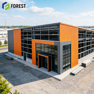 Steel Structure Warehouse Robust Build Long Life Span Affordable Professional For Exhibition Center Industrial Grade - Product Image 1