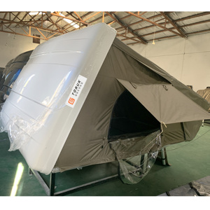 Tente de camping à toit rigide en aluminium pour l'extérieur, abri de garage ouvert sur le côté, voitures, vestiaire sur le toit, annexe, abri sur la route - Product Image 4