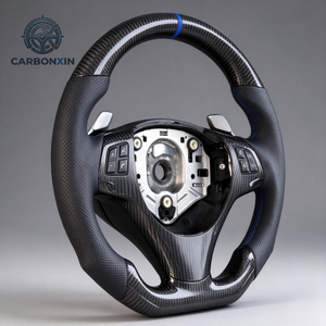 Volante Deportivo de Fibra de Carbono y Cuero para F316i/F320i/F328i/F30/F20/F21/F22/X3/X4/X5/X6/Serie 5 - 3 Radios 40mm - Product Image 6