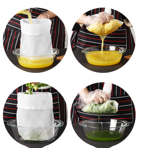 Nouveau filtre en nylon portable à cordon de serrage pour lait de soja, déshydrateur de légumes pour la cuisine domestique - Product Image 6