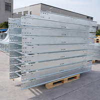 Hdmann - Goulotte de gestion de câbles électrique de qualité export, en acier galvanisé à chaud (HDG), haute capacité
