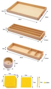 Dans 2020, Amazon vend Montessori Or perle <span class=keywords><strong>manuel</strong></span> mathématiques jouets éducatifs - Product Image 3