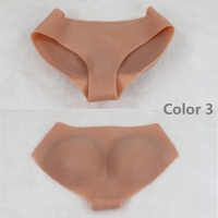 Façonneur de fesses en silicone pour femmes et filles 1.8cm culotte triangulaire de levage de hanche sous-vêtements de contrôle respirants pour des fesses plus épaisses
