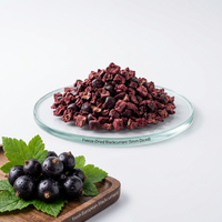 Gedroogde zwarte bessenblokjes, natuurlijk gedroogd fruit voor desserts, lange houdbaarheid
