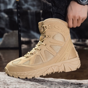 Bottes <span class=keywords><strong>de</strong></span> combat légères chaussures <span class=keywords><strong>de</strong></span> <span class=keywords><strong>chasse</strong></span> pour hommes chaussures anti-sable extérieures respirantes bottes du désert chaussures <span class=keywords><strong>de</strong></span> randonnée durables et imperméables - Product Image 3
