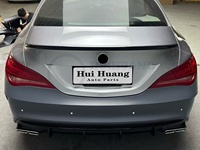 Pare-chocs de voiture de haute qualité pour Mercedes Benz W117 CLA 2013-2019 ans modèle Facelift CLA45 avec grilles de pare-chocs tuyaux de diffuseur arrière