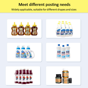 Etiquetadora de Botellas Redondas de <span class=keywords><strong>Escritorio</strong></span> Rentable, Máquina Aplicadora de Etiquetas para Botellas de Plástico, Aplicador de Etiquetas Semiautomático - Product Image 2