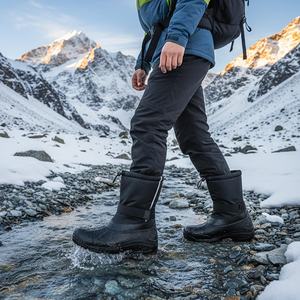 <span class=keywords><strong>Bottes</strong></span> <span class=keywords><strong>de</strong></span> neige pour hommes imperméables, antidérapantes, doublées <span class=keywords><strong>de</strong></span> fourrure, pour la randonnée en plein air, la <span class=keywords><strong>chasse</strong></span> en hiver, les conditions climatiques froides, durables et confortables (OEM ODM) - Product Image 6