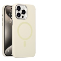 Pour iPhone 14 Étui en silicone pour iPhone 13 Étui magnétique pour iPhone 16 Plus