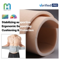Support de fixation en mousse polyuréthane composite 20D 5MM résistant aux chocs, tissu non coupé pour attelle de poignet