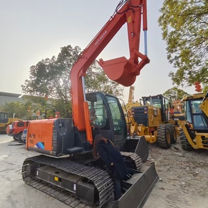 Mini-excavatrice Hitachi Zaxis 70 d'occasion de qualité supérieure, 7 tonnes, moteur, roulement, PLC, boîte de vitesses, pompe à engrenages, puissance 40 kW, stock disponible - Product Image 1