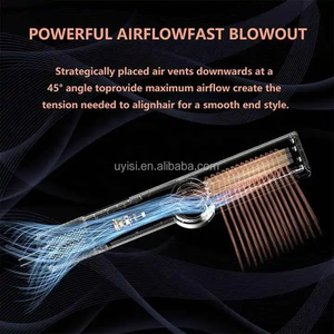 2025 nouveau Multi Styler 2 en <span class=keywords><strong>1</strong></span> Airstyler humide à sécher <span class=keywords><strong>Plancha</strong></span> Cabello flux d'air ventilateur sèche-cheveux Portable fer plat lisseur - Product Image 5