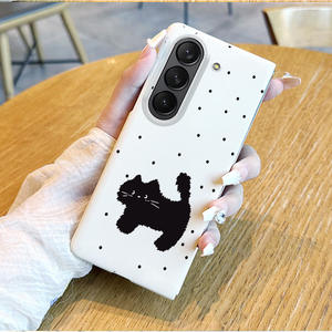 Custodia per telefono SP103 Dot Cat Cartoon Cute per Samsung <span class=keywords><strong>Galaxy</strong></span> Z Fold 6/5/4/3 e protezione schermo W23 - Product Image 3