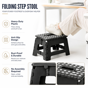 Taburete Plegable Portátil Premium, Silla de Camping de Plástico Reforzado con Asa <span class=keywords><strong>para</strong></span> Exteriores y Hogar, OEM - Product Image 5