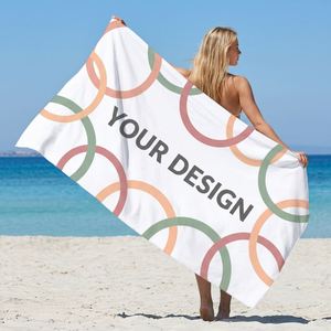 Custom Pattern <b>Microfiber</b> <b>Beach</b> <b>Towel</b> Quick Dry - Product Image 1