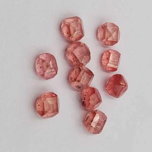 Diamante Sintético en Bruto HPHT de 1-2 Quilates, Color Rojo Granada Rosado, Cultivado en Laboratorio, para Joyería - Product Image 5