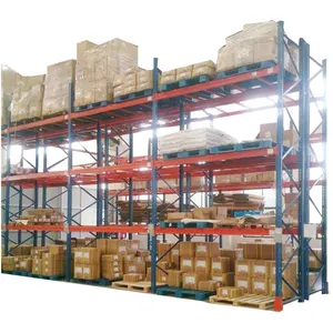 Guichang Kệ Nhiệm Vụ Nặng Nề Kim Loại Thép Gondola Xếp Chồng Pallet/Đơn Vị Lưu Trữ Kệ/Kho Giá