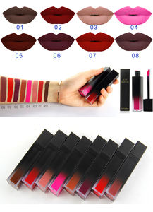 8 colori rose labiales matte liquid long lasting private label lipstick - Product Image 3