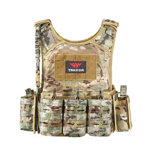 Gilet Tattico Yakeda Resistente, Giacca di Sicurezza per Addestramento Molle, Equipaggiamento Uniforme, Porta Piastre con Tasche per Caricatori, Gilet Tattico da Uomo - Product Image 1
