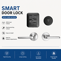 Cerradura Inteligente RFID para Tarjetas de Habitación de Hotel con Llave Mecánica de Emergencia