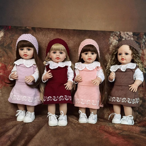 Silicona realista <span class=keywords><strong>Reborn</strong></span> 22 pulgadas recién nacido <span class=keywords><strong>precio</strong></span> al por mayor niña bebé juguete muñeca para niños - Product Image 2