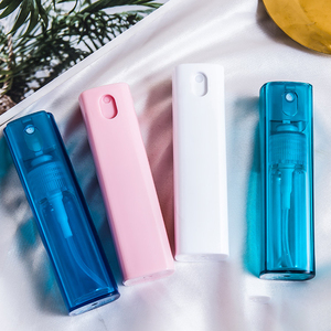 Toppic 10Ml मिनी वर्ग काले सफेद के साथ इत्र स्प्रेयर बोतल कांच की बोतल प्लास्टिक कॉस्मेटिक शराब कलम जेब Sanitiser स्प्रे - Product Image 2