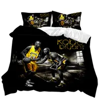Di lusso di qualità sport logo 3D Kobe, Laker, basket set di biancheria da letto trapunta copertura del commercio all'ingrosso