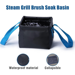 Xách Tay Gấp PVC Không Thấm Nước Cắm Trại Xô 10L Đóng Mở Cho Câu Cá Và Leo Núi - Product Image 2