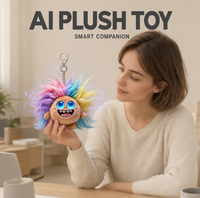 Jouet en peluche intelligent avec reconnaissance vocale, interactif au toucher, compagnon miniature portable, jouet sonore pour le divertissement à domicile et au bureau