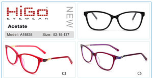 <span class=keywords><strong>Montature</strong></span> per <span class=keywords><strong>occhiali</strong></span> ottici in acetato di moda <span class=keywords><strong>da</strong></span> donna - Product Image 4