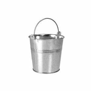 Classique nouvelle fleur Design galvanisé fer refroidisseur seau debout Type porte-ustensile avec pinces métal décoratif durable - Product Image 1