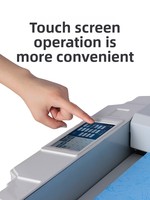 Machine à plier le papier entièrement automatique numérique Bao Yu 350S - Ligne pointillée, ligne antichoc, électrique 220V, 3000 feuilles/heure, format A3, usage professionnel