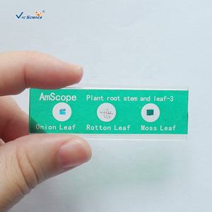 Biología animales y plantas 12 piezas <span class=keywords><strong>Microscopio</strong></span> de plástico preparado diapositivas conjunto para la enseñanza - Product Image 3