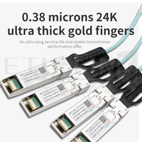 Câble à fibre optique ETU-Link 100M 20M 30M 50M OM2 OM3 10G SFP + vers câble optique actif SFP + AOC