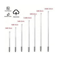 4G LTE WIFI 698-2700MHz 2,4 GHz 2,5 GHz BF0.6 30CM 60CM 80CM 110CM 120CM N-hembra N-macho Omni Outdoor Singal Booster Antenna