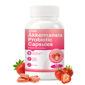 Capsules de probiotiques Akkermansia à marque privée d'usine – Supplément de soutien métabolique nouvelle génération pour la santé de la barrière intestinale et la gestion du poids - Product Image 1