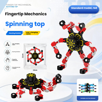 Robot transformable créatif, fidget spinner, jouet sensoriel anti-stress, spinner à doigts transformable