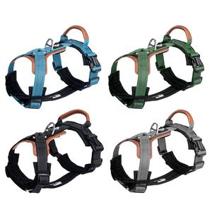 HY <span class=keywords><strong>2026</strong></span> 新型ペットベストスタイルハーネス ソフトパッド入りバックル留め具付き犬用リード 柴犬 中型コーギー 大型犬用屋外ロープハーネス - Product Image 5