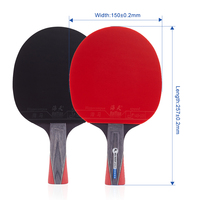 Raquette de Tennis de Table personnalisée à Long manche, bon ensemble de balles de Ping-Pong en bois