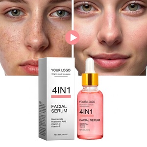 Sérum de soin de la peau 4 en 1 OEM avec vitamine B5, aloe vera et 30 ml pour le blanchiment du visage, anti-âge, marque privée - Product Image 2