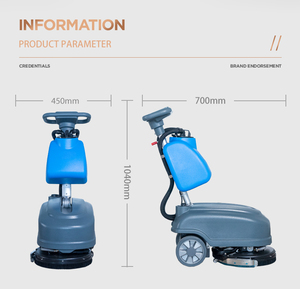 Depurador de piso eléctrico X15D, componentes de Motor de batería de combustible, depurador giratorio de plástico, cepillos de baño, barredoras de piso de núcleo - Product Image 2