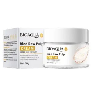 BIOAQUAN Rice face cream rassodamento della pelle migliora la ruvidità riduce i pori crema idratante antirughe 50g