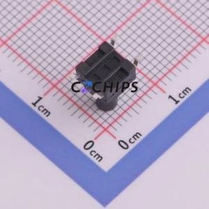 KH-6X6X10H-SMT-FS Tactile Switch SMD-4P,6x6mm Switch ( Switch Length: 6mm )( Switch Width: 6mm )( Switch Height: 10mm ) - Product Image 2