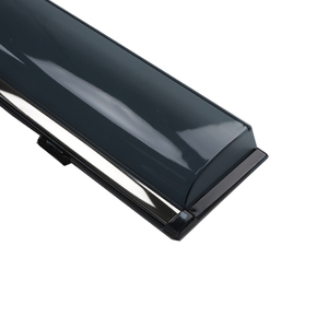 Injection avec garniture en acier fenêtre de voiture soleil pluie ombre visière bouclier abri protecteur pour NISSAN X-TRAIL 2021 - Product Image 6