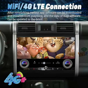 วิทยุติดรถยนต์ Android Carplay สำหรับ Toyota FJ Cruiser ปี 2007-2012 หน้าจอสัมผัส เครื่องเล่นมัลติมีเดีย วิดีโอ GPS นำทาง สเตอริโอ - Product Image 4
